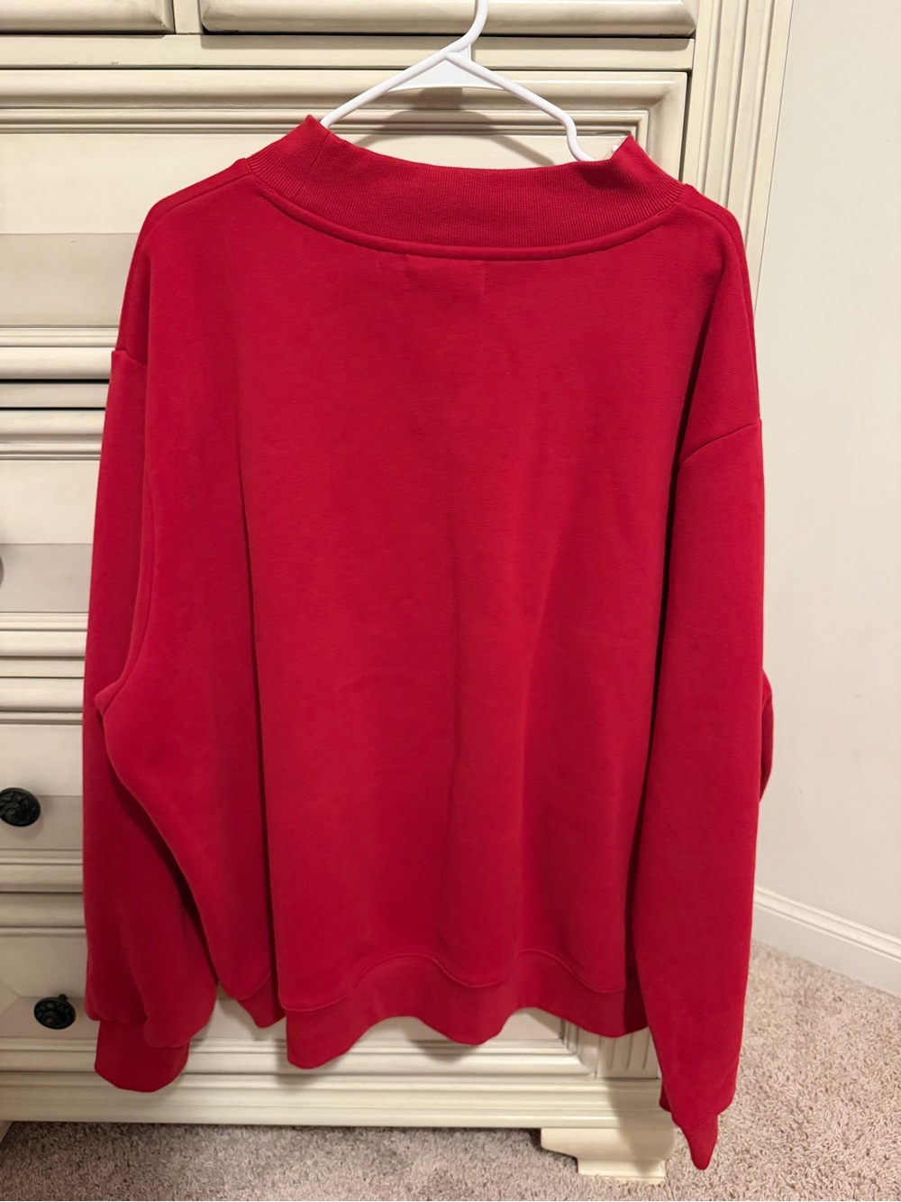 PARKE Valentine’s Varsity Mockneck - Crimson + Peony - Picture 5 of 5